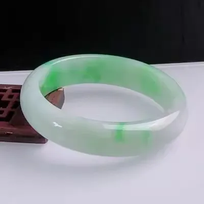 

Zheru Jewelry Natural Myanmar Jade 54mm-62mm bracelet exquisite princess bracelet send girlfriend send mom