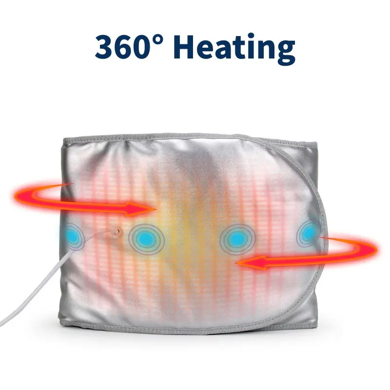 360HeatingWaistBellySlimmingVibrationMassageBeltBurnFatWarm