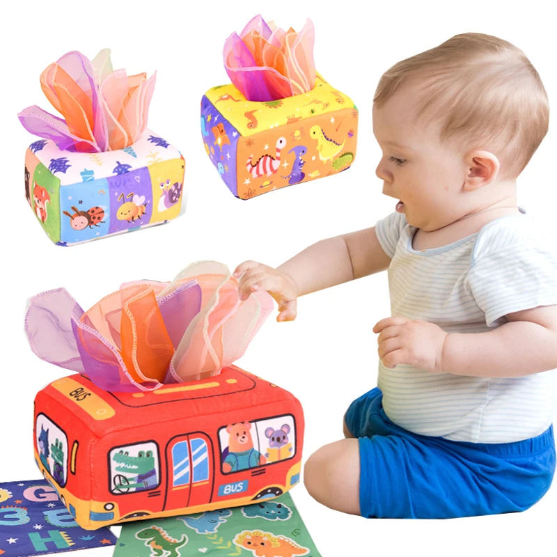 Baby Tissue Box Montessori Sensory Tissue Box Baby Montessori
