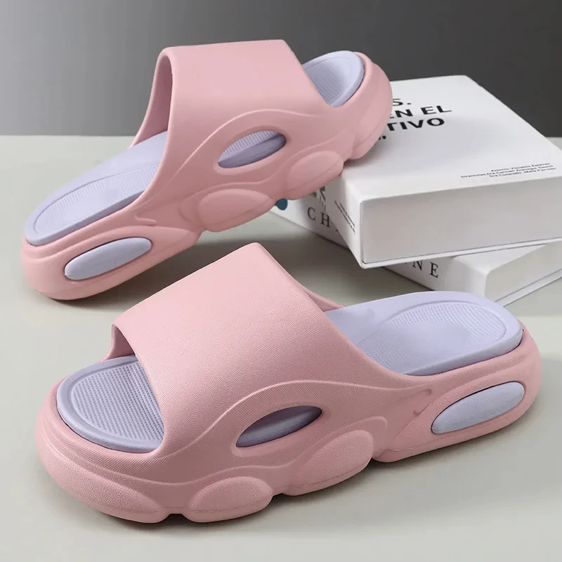 Eyriphy Women Platform Cloud Slippers Summer Breathable Soft Sole Sandals Thick Bottom Flat Slides Outdoor Open Toe Beach Shoes 5