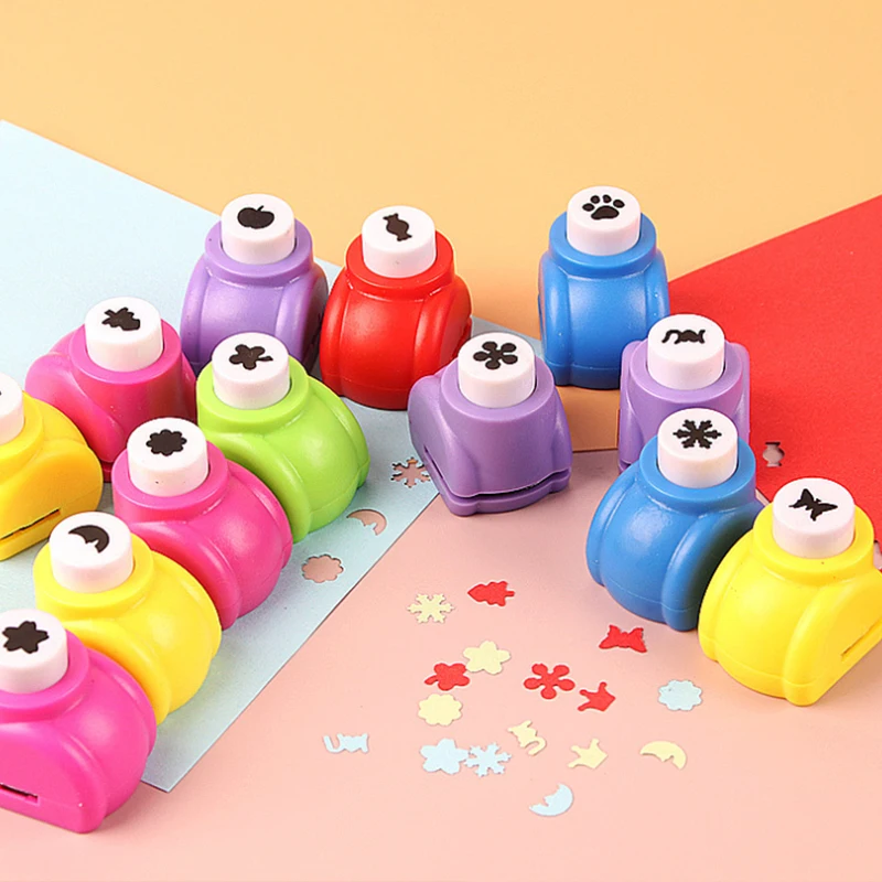 5pcs 새로운 엠보싱 플라워 비터 DIY 재료 수제 선물 만들기 도구 나비 딸기 어린이 교육 장난감