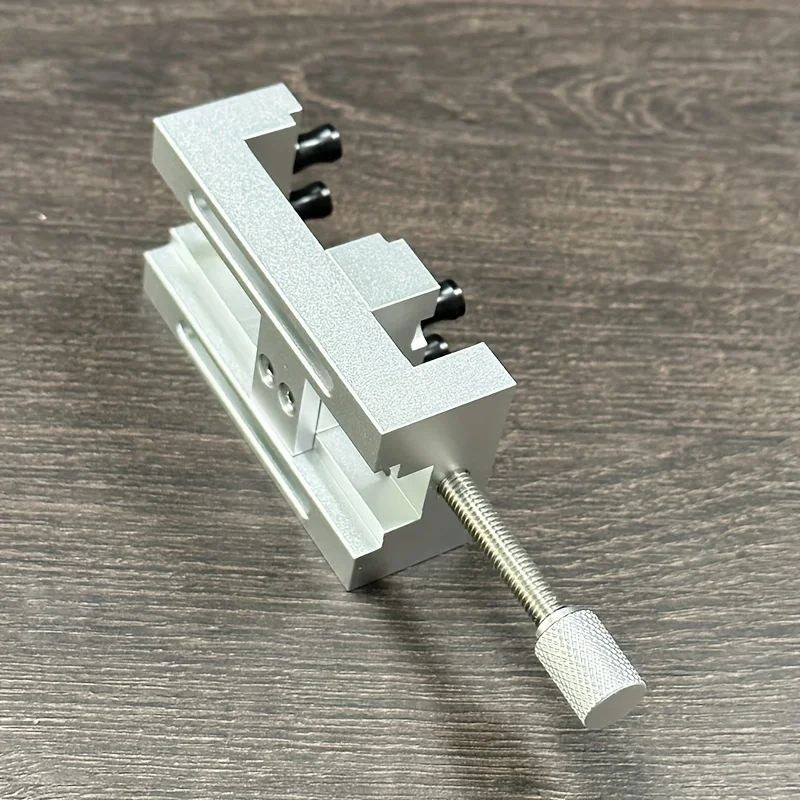 Mini Drill Press Vise with Soft Rubber Jaws – 0–47mm Precision Mini Bench Vice Clamp for Crafts, Modeling, Jewelry, Electronics & Repairs 6
