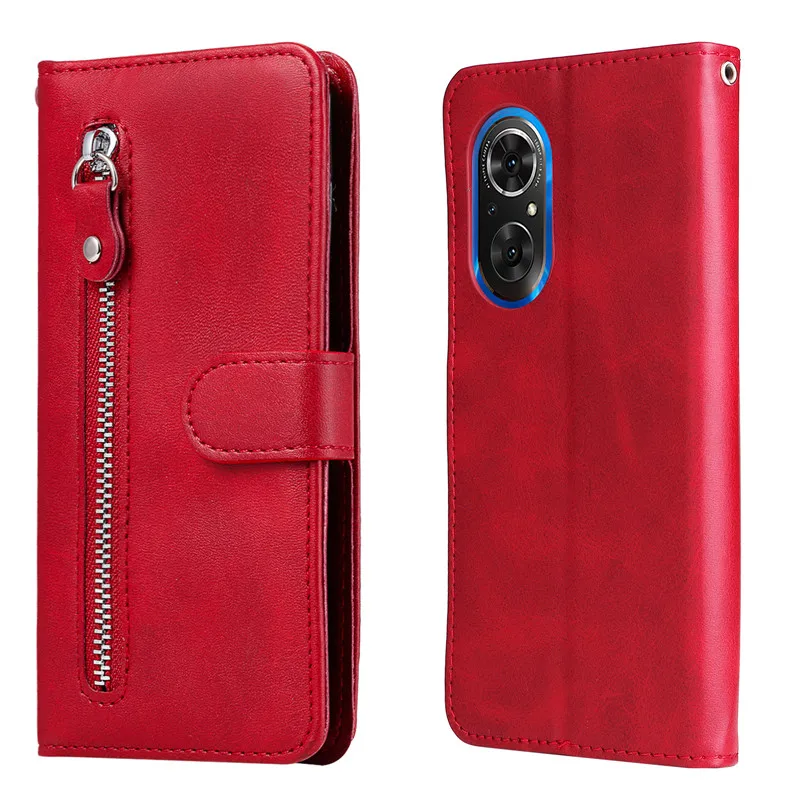 OKZone Cover Per Huawei Y7 2019, Custodia Flip Pelle Portafoglio - Foto 3