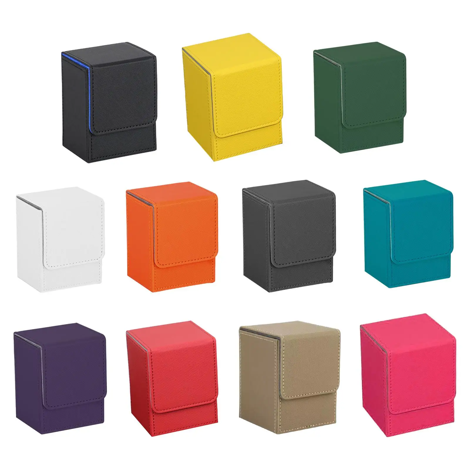 

Trading Card Deck Box for 80+ Cards Magnetic Closure Card Deck Case