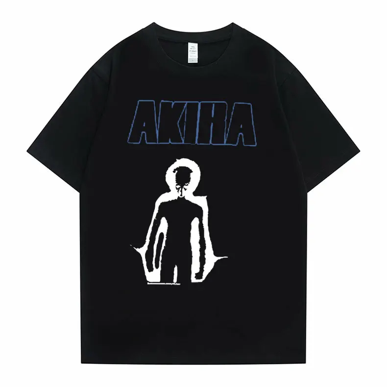 

Japanese Anime Neo Tokyo Akira T Shirts Movie Science Fiction Manga Shotaro Kaneda Tshirt Men Hip Hop Vintage Short Sleeve Tees
