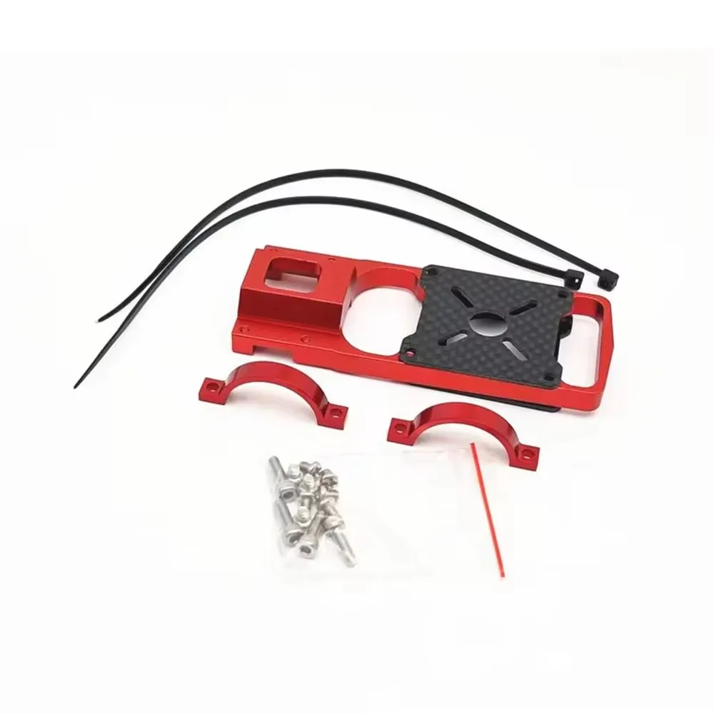 Supports moteur aluminium usinés pour cadre drone FPV, compatibles tubes carbone 20-25mm