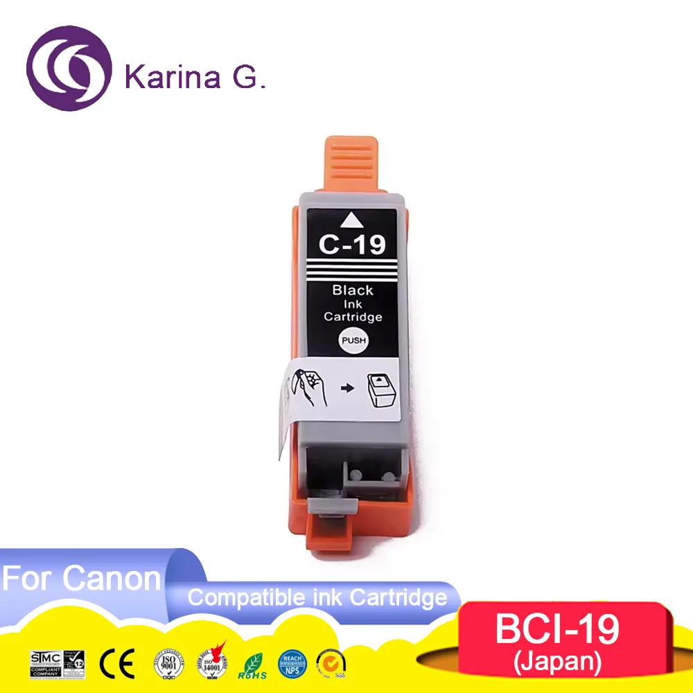 BCI-19BK BCI-19C BCI-19 BCI19 BCI 19 Premium Color Compatible Printer Ink Cartri