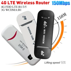 4G LTE Wireless USB Dongle WiFi Router 150Mbps Mobile Broadband Modem Stick Sim Card USB Adapter Pocket Router Network Adapter