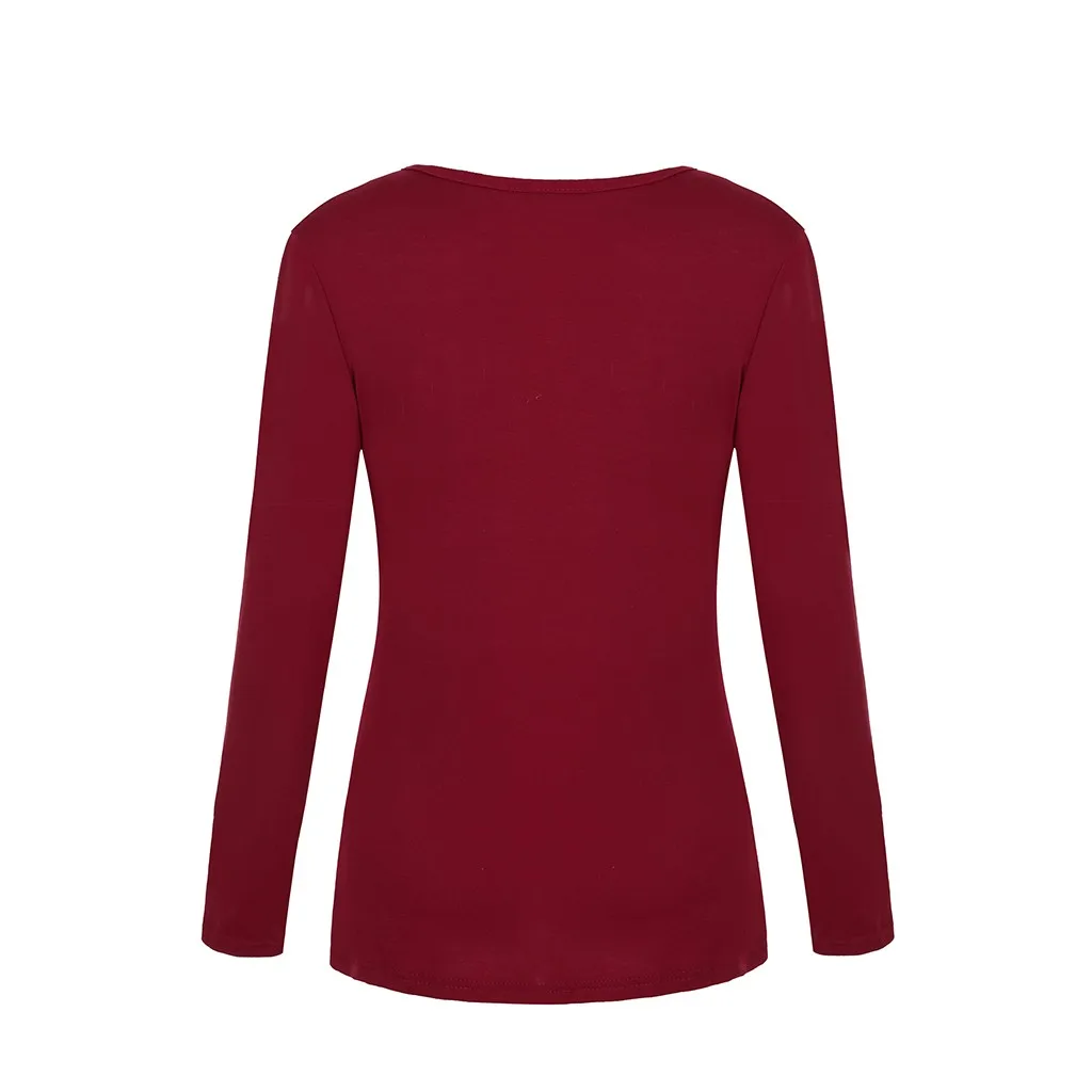 Maternity Clothes T-Shirt Tops Long Sleeve Blouse for Mom Breastfeeding