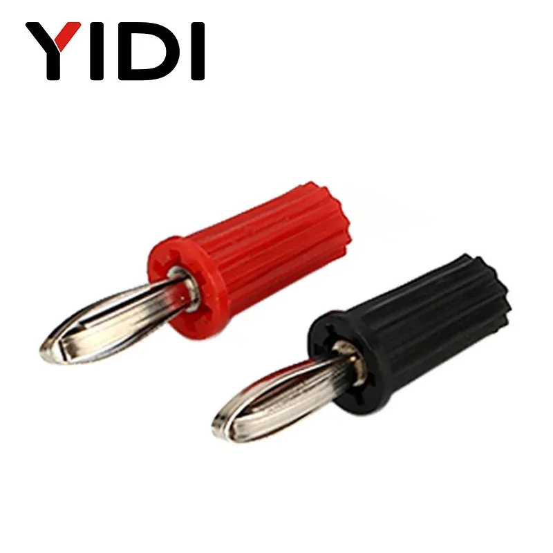 Spine Banana Altoparlanti 4mm - Connettori Oro 24K, 2 Coppie Rosso/Nero - Foto 8