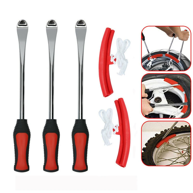 Motorcycle Bicycle Tire Changing Levers Auto Spoon Tire Kit Changing