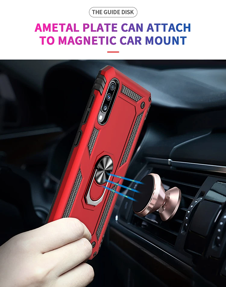 Heavy-Duty Shockproof Phone Case with Silicone Bumper Cover
