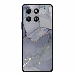 Marble Silicone TPU Soft Bumper Case - 6.77'' Protective Cover with Enhanced Durability for Honor X7c 4G (H02.CH.63)