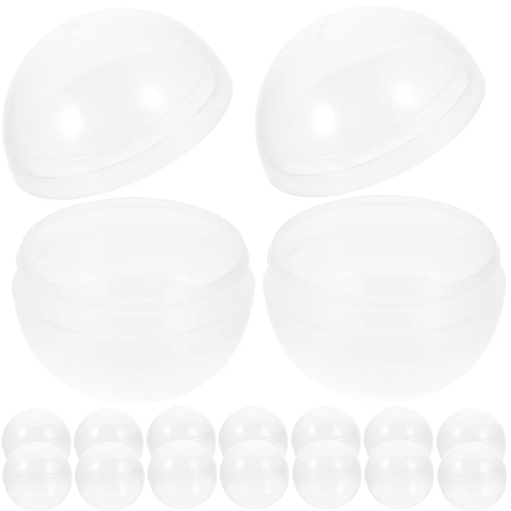 

50pcs Fillable Capsules Balls Multi-purpose Twisted Balls Clear Fillable Balls