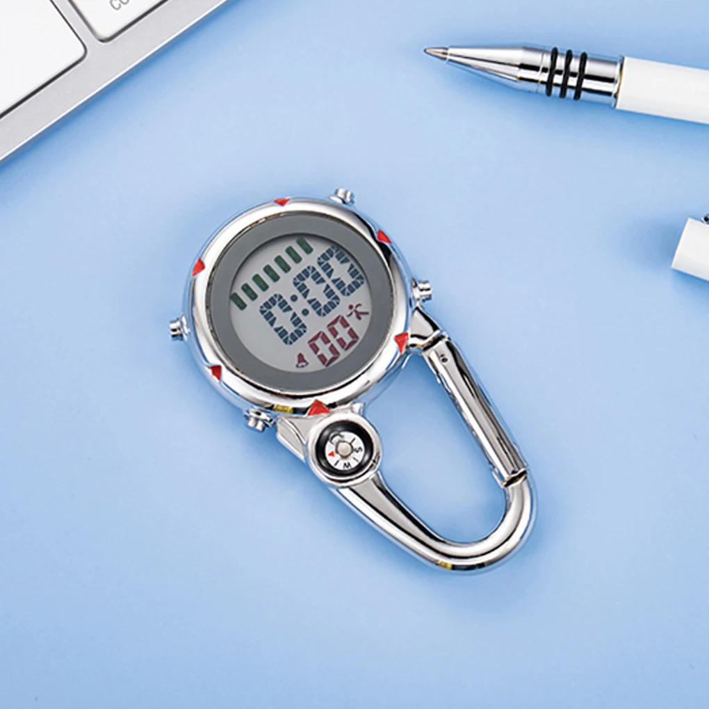 Carabiner Clip Horloges Klok Elektronische Lichtgevende Horloge Display Klokken