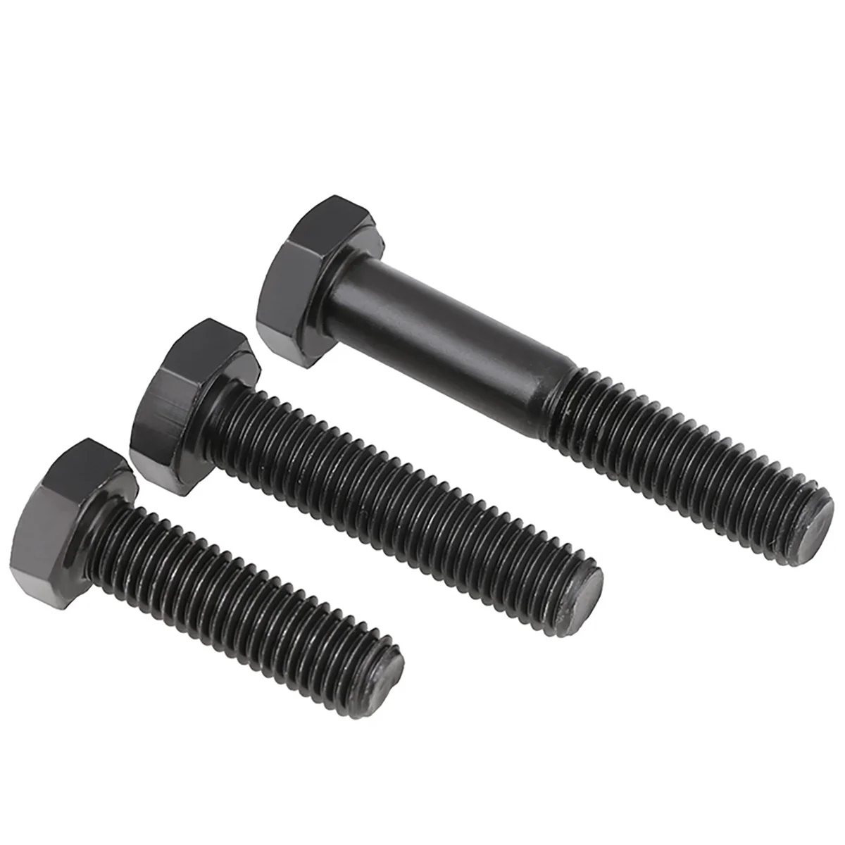 1 stücke m24 schwarz externes Sechs kant außerhalb Sechs kant kopfs ch rauben Schraube hochfeste Klasse 12,9 Stahl din933 Länge 50 ~ 200mm – Detail 4