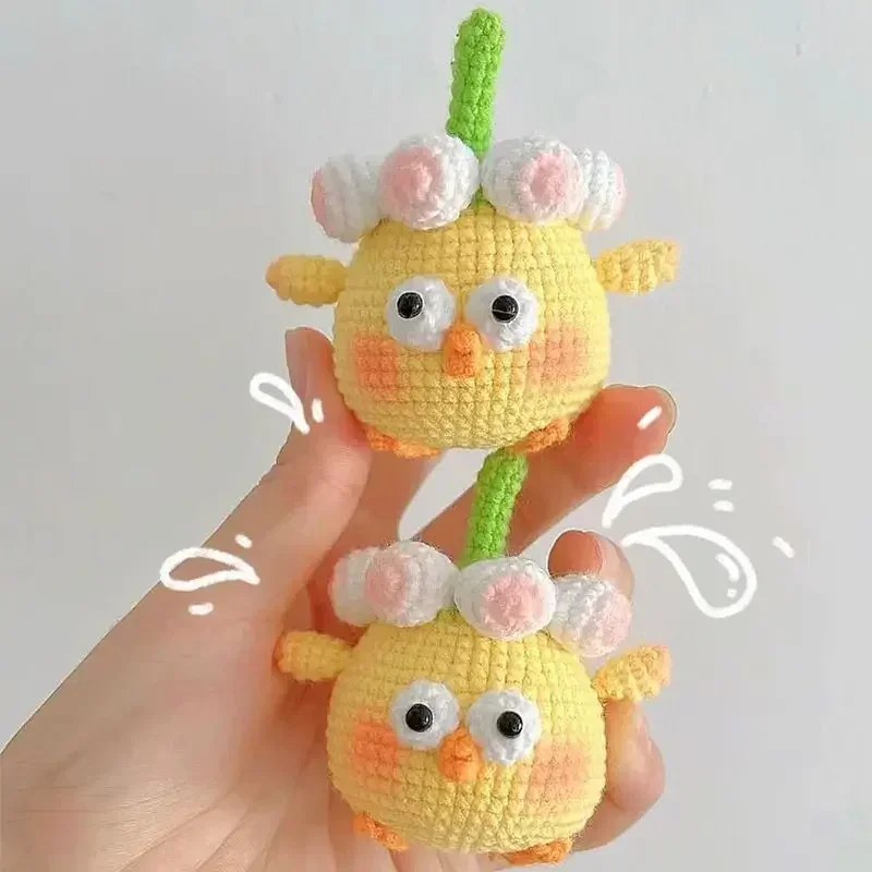 Crochet Kit for Beginner with Crochet Hooks Yarn Set Handmade DIY Crochet Stuffed Animal Kits for Kids Adults Unfinished Product