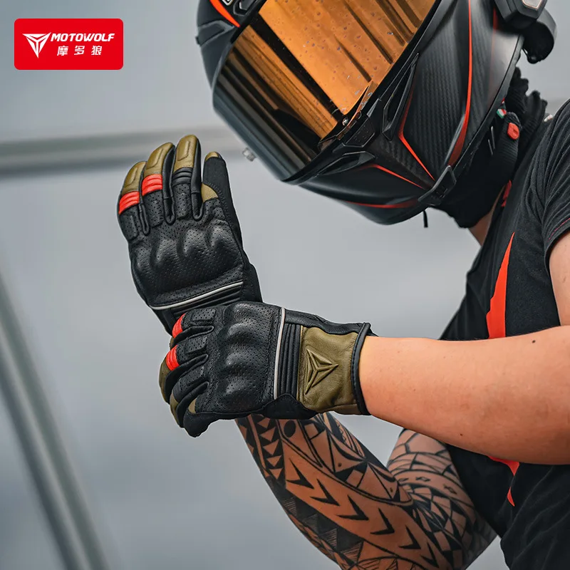 Men\'s Leather Summer Motorcycle Gloves Motorbike 오토바이 장갑 Luvas Motocicleta Handschuhe Gant Guantes Moto Verano Luva Motociclista