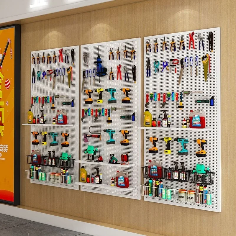 Metal Storage Hardware Tool Wall-mounted Board Tools Packaging Board DIY Multifunction Strong Bearing Capacity Professional Tool 5