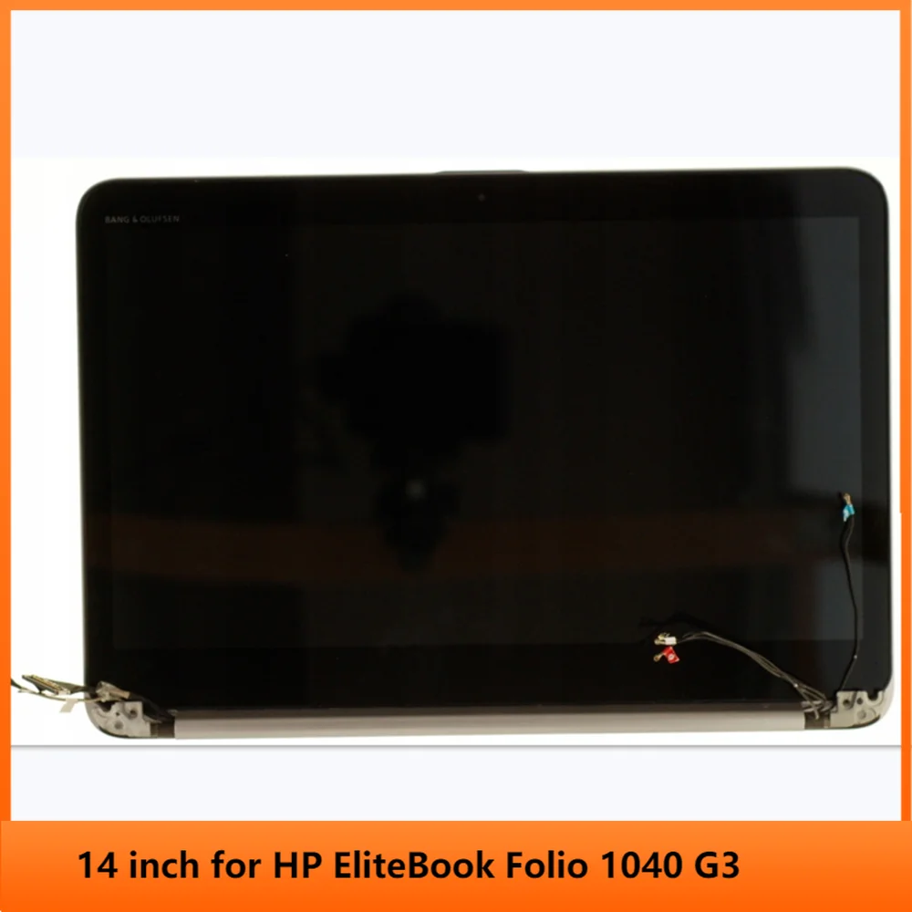 14 Inch For Hp Elitebook Folio 1040 G3 Qhd Lcd Touch Screen Complete Assembly Replacement 2560X1440 849782-001