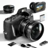 NBD 4K Digital Camera Ultra 48MP Camera Vlogging Camera with Wide Angle Lens 16X Digital Zoom 3.0 Inch Screen Camera