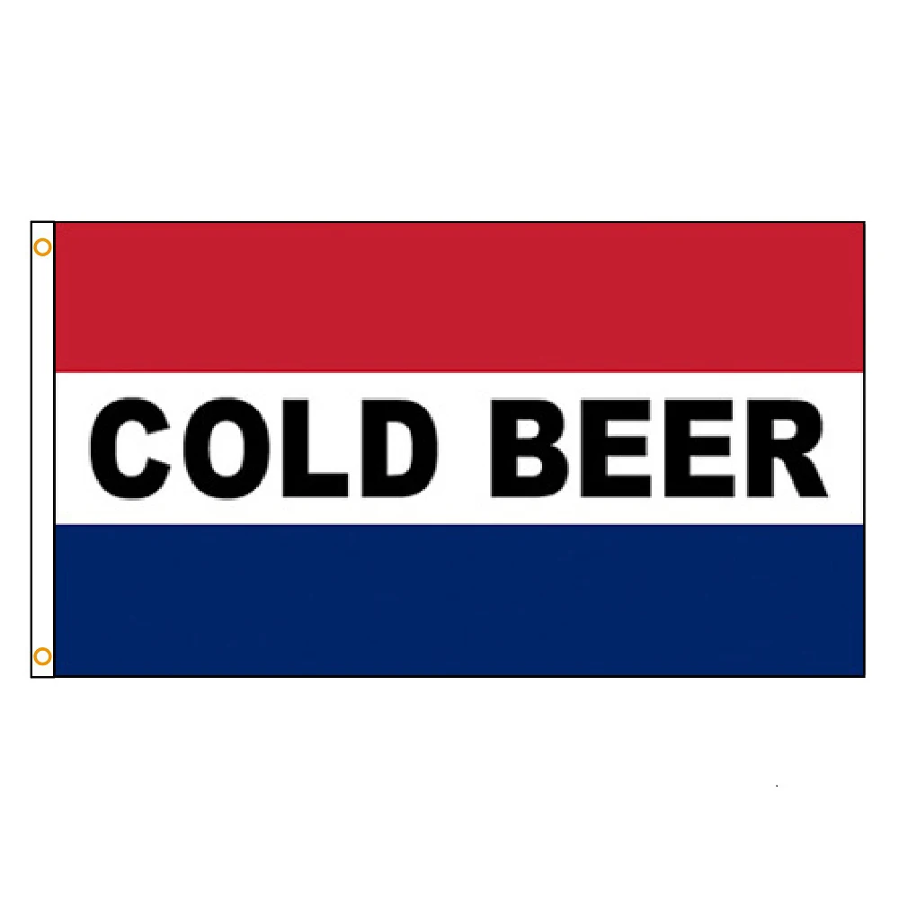 

90X150 CM OPEN SALE WELCOME COLD BEER Business Flag