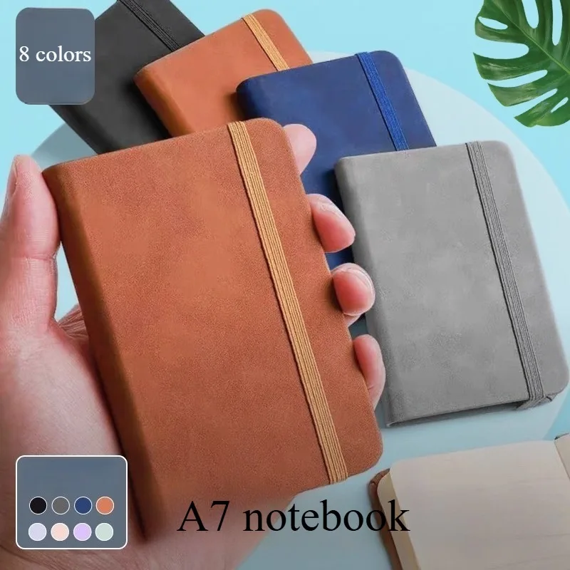 Bloc-notes de poche A7, Mini carnet de notes Portable Simple de couleur rétro pour bureau d'étudiant. - AliExpress