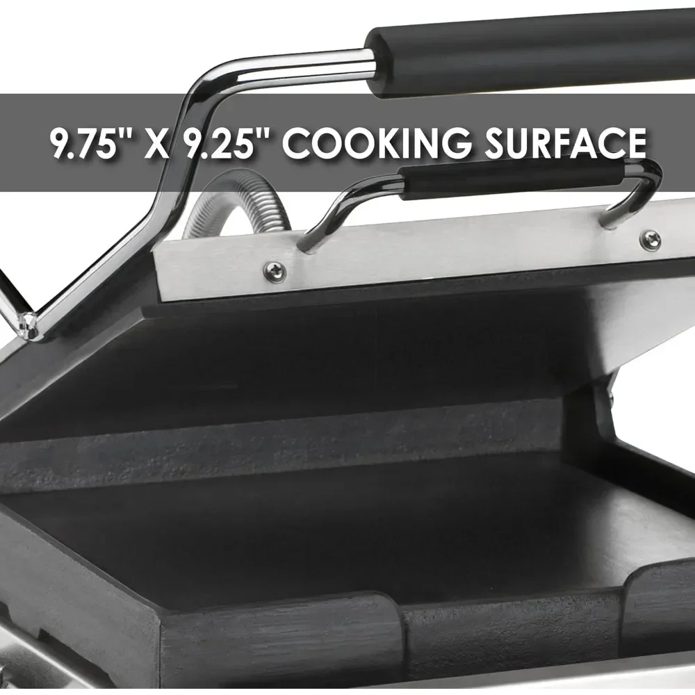 mercial WFG150 Tostato  Compact Flat Toasting Grill, 120V, 1800W, 5-15 Phase Plug 4