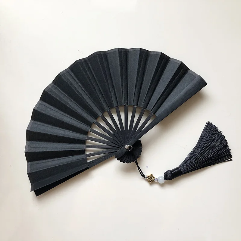 4 Inch Mini Folding Fan Portable DIY Painting Children'S Fan  Ancient Style Held Dance Fans Party Wedding Summer Fan Accessories