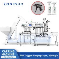 ZONESUN Articulating Jaw Capping Machine | Efficient Trigger Sprayer Capper ZS-XG445A 1