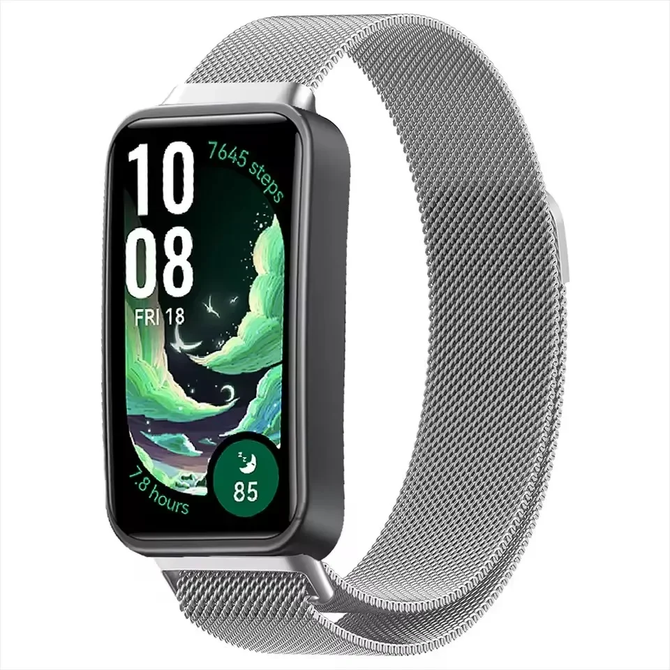 Magnetic Metal Milanese Loop Strap for Smartwatch - Elegant Bracelet Accessory