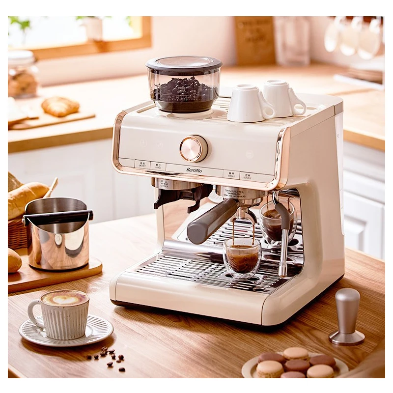 Macchina da caffè commerciale 15 Bar Grind And Brew 2 in1 macchina da caffè  Espresso elettrica macinacaffè automatico montalatte - AliExpress