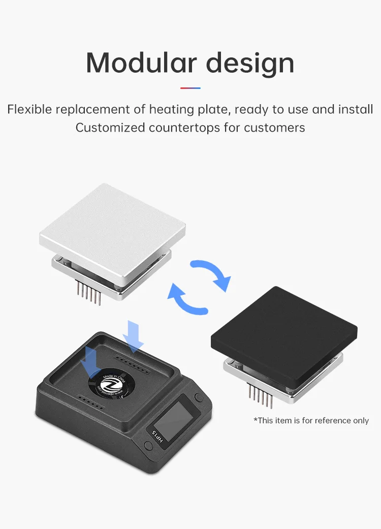 ALIENTEK HP15 Mini Heating Plate PD Digital Constant Temperature 350℃ Disassembl