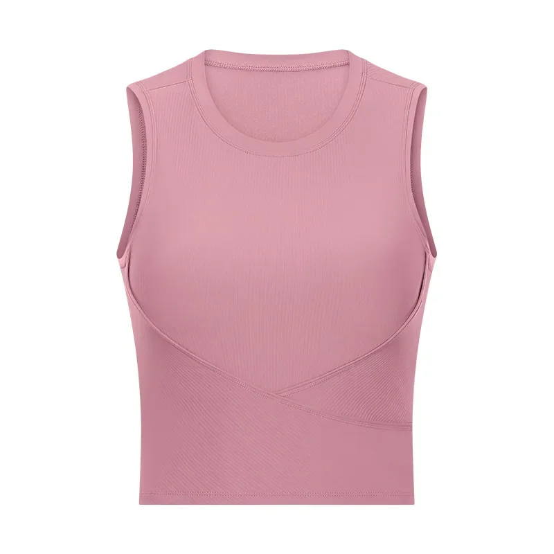 Solid Color Women Sports Bras Gathered Without Steel Ring Running Vest Fitness Front Zipper Sexy Shockproof Underwear