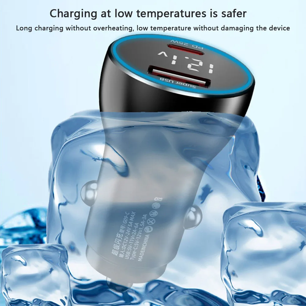 Fast Charging Dual USB Car Charger for Phones