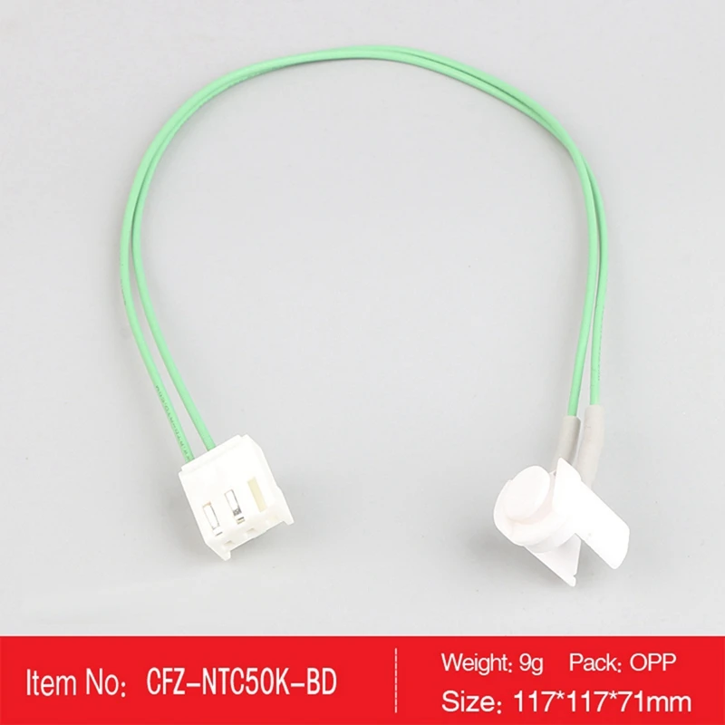 2Pack Parking Heater Temp Sensor NTC50K Probe Connector Accessories Parts For Chinese Parking Temperature Sensor Air Parts