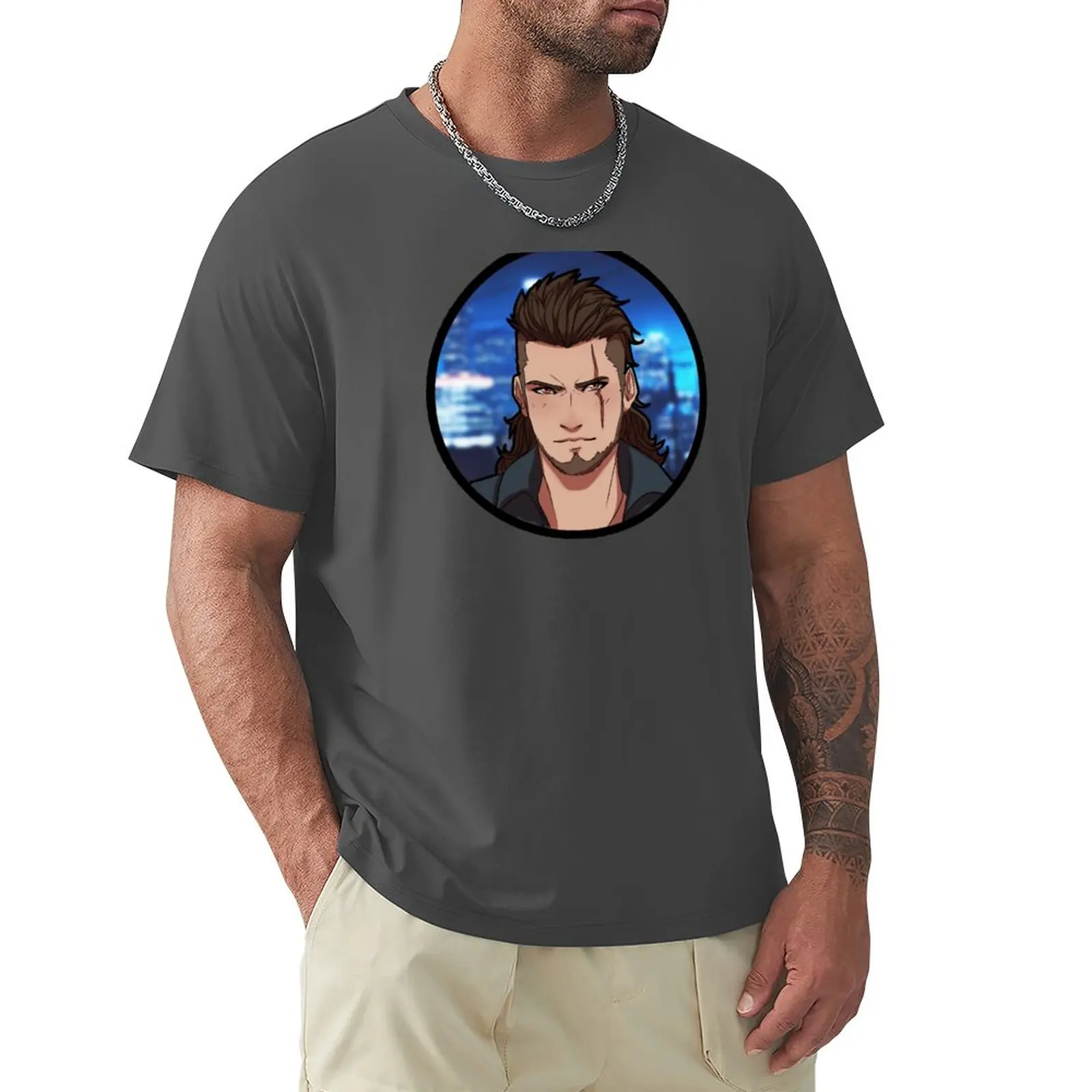Gladio T-Shirt Summer Top Plus Size Top T-Shirt Uomo