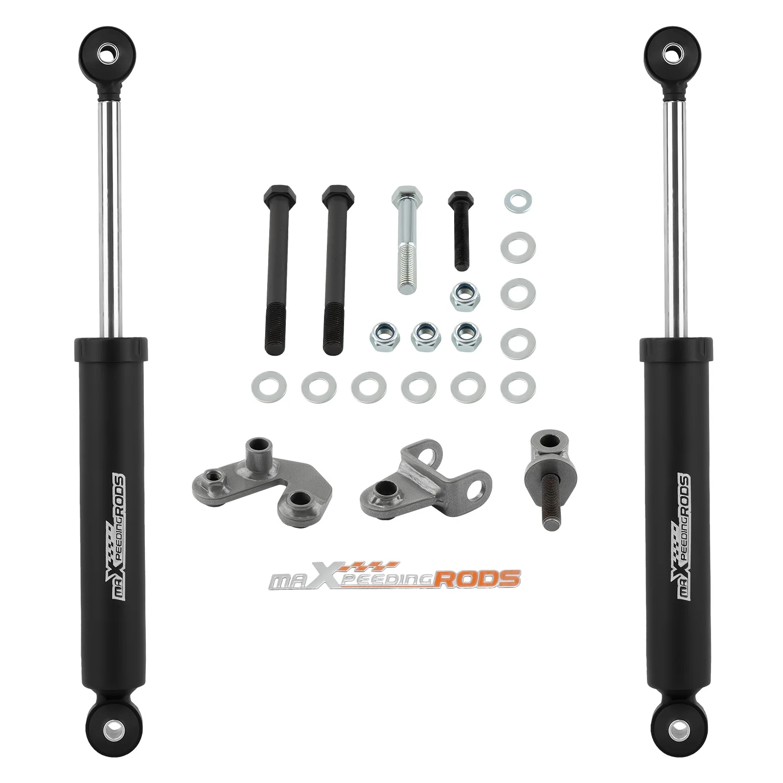 New Gray Dual Steering Stabilizer for Jeep Cherokee XJ 2WD 4WD 1984