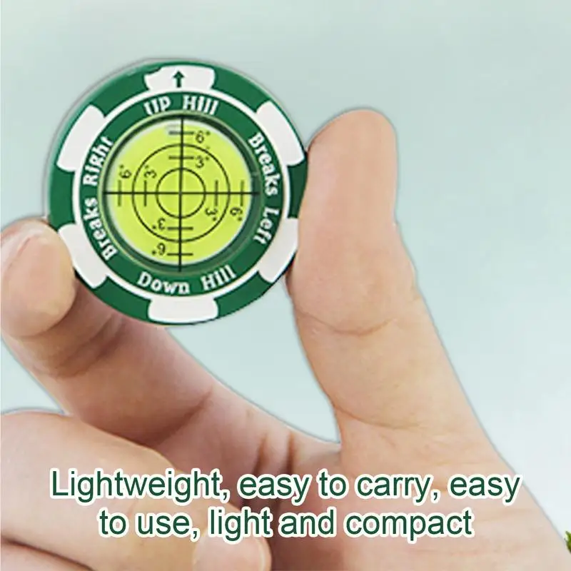 Golf Green Reader Rustproof Zinc Alloy Glof Hat Clip Ball Marker Golf Putting Tools Portable Accessories For Lovers