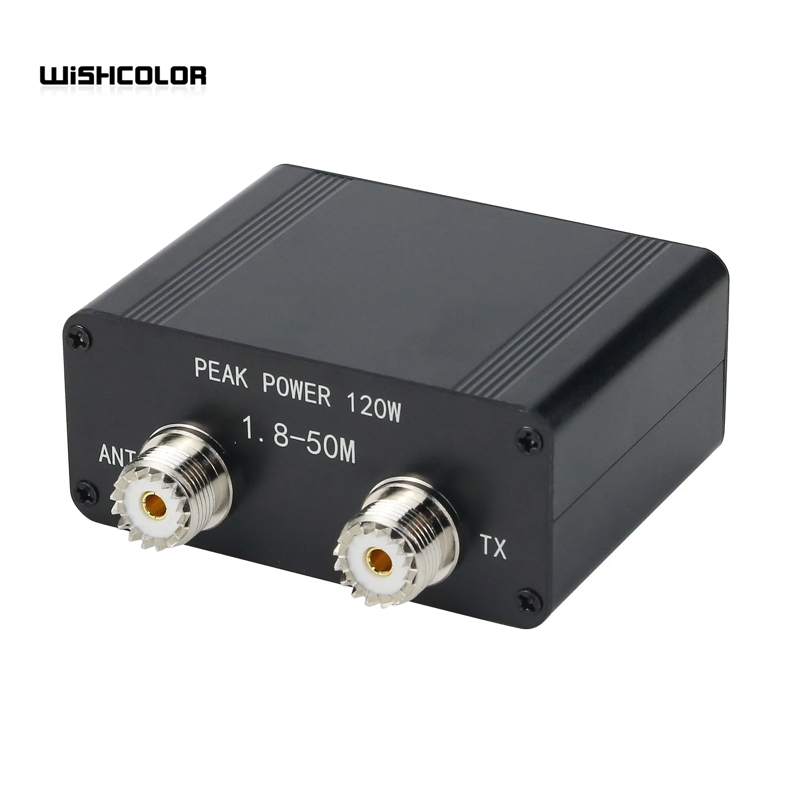 Wishcolor FM-AM-SSB 1.8MHz-50MHz SWR Power Watt Meter SWR & Power Meter Peak Power 120W PWR SWR Meter