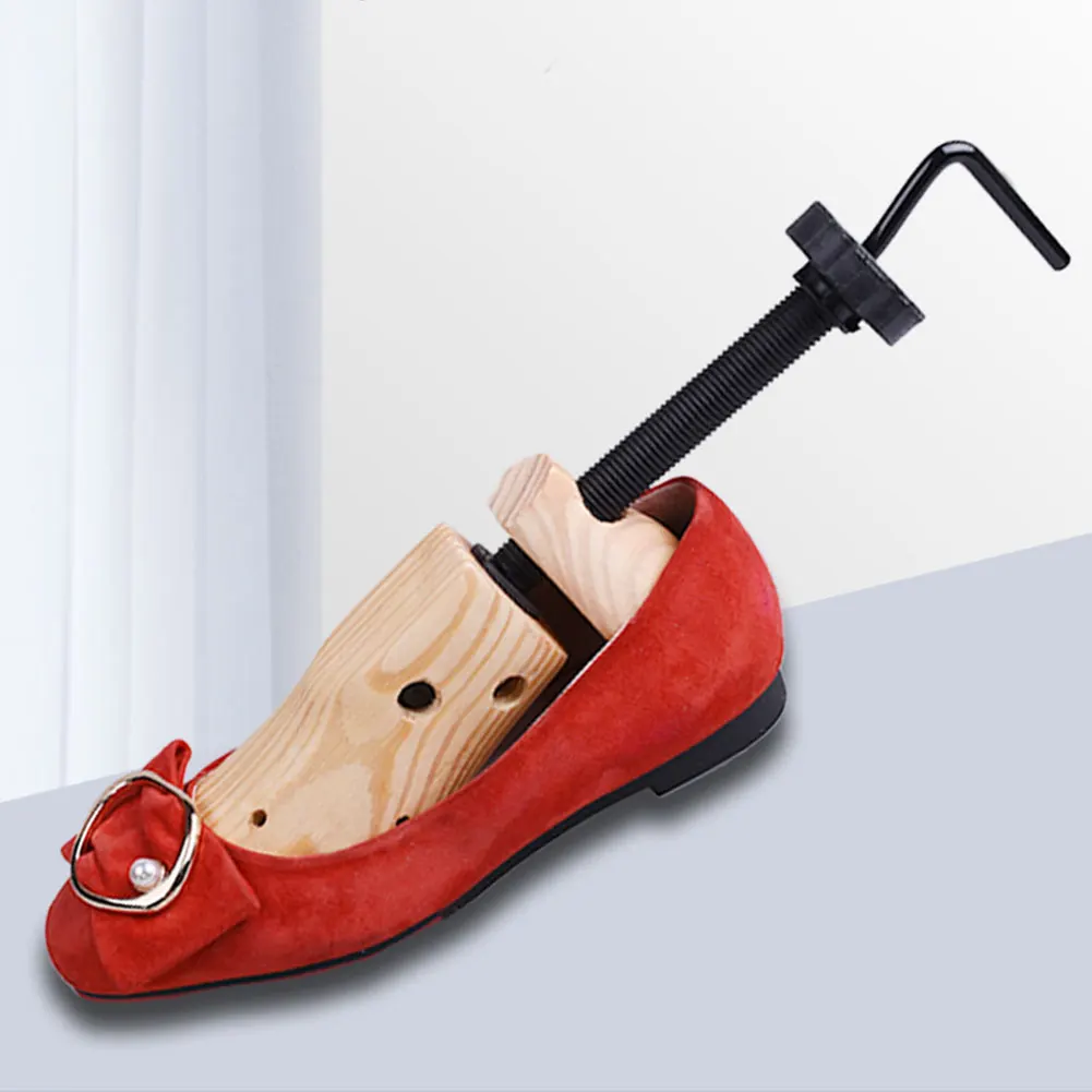 Wooden Shoe Stretcher Adjustable Length Width Shoe Trees Shoes Shaper Rack Shoe Expander for Mens and Womens Shoes 3