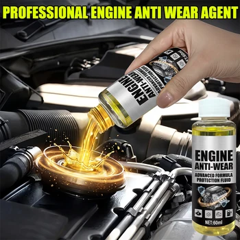 Agente Riparatore per Cilindri Motore Auto, Additivo per Olio Diesel e Benzina, Protezione Motore, Riduzione del Rumore, Anti-Usura, Olio Lubrificante Riparatore