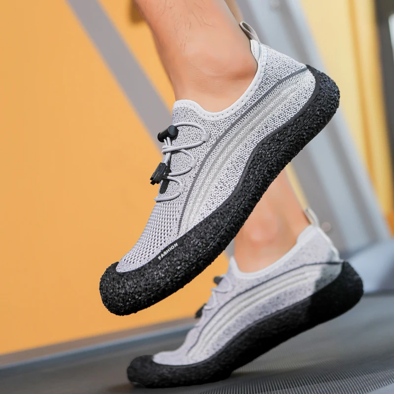 Herrenschuhe Barfuß-Strandschuhe Niedrige Mesh-Anti-Rutsch-Fitness-Sportschuhe Schnelltrocknende Bachkletterschuhe Herren-Sneaker – Detail 23