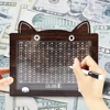 Decorative Natural Wooden Money Box With Counter Kitty Bank Handmade For Creative Children's Saving The Money Goal 10000 Dollor 4