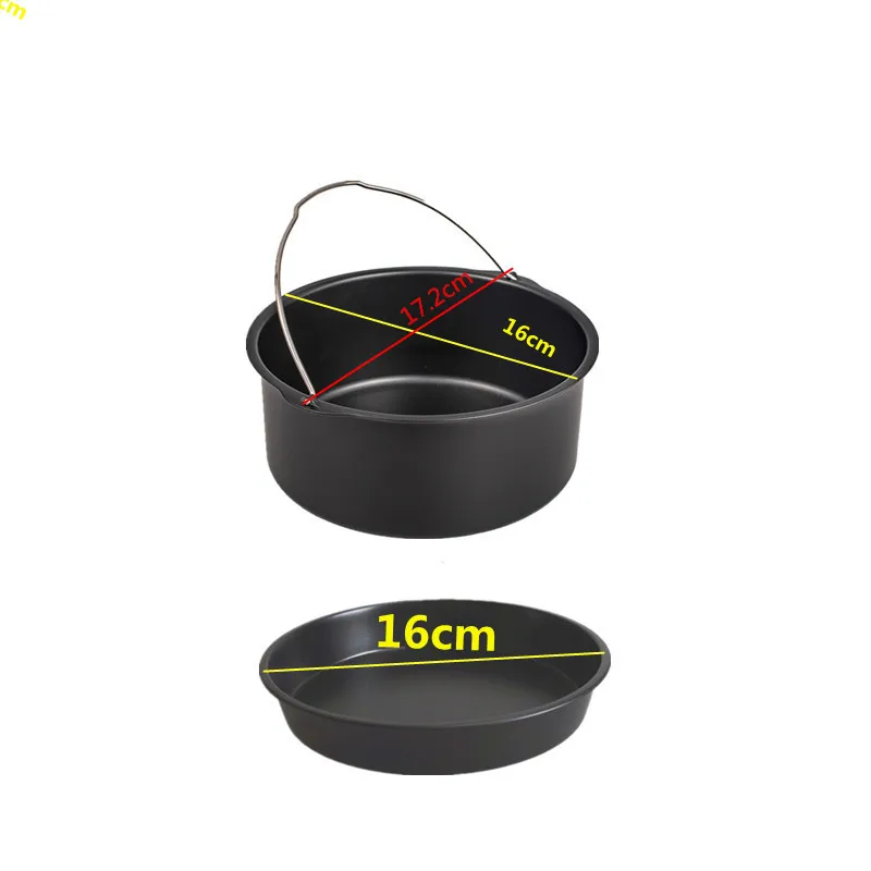 Air fryer accessories diameter 18cm baking basket household fryer Suitable for phillips airfryer parts