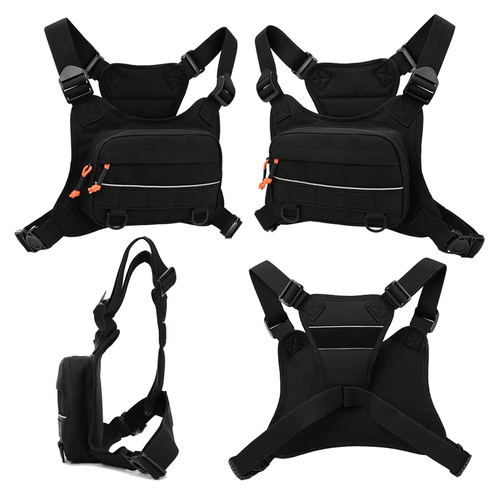 Nylon Chest Bag for Men Running Hiking Cycling Outdoor