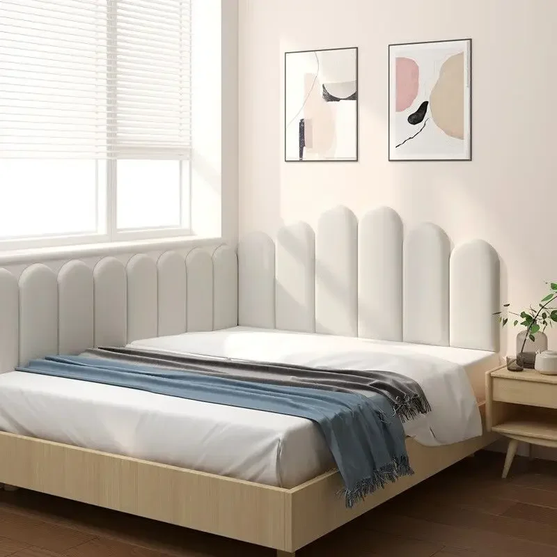 Bed Headboard Modern Bedroom Decor Head Board Stickers Wood Wall Panels Home Decoration Wall Art Tete De Lit Cabecero Cama