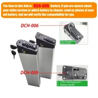 Batterie de vélo électrique Pedelec DCH 006 pour Samebike LO26 20LVXD30 XP2.0, batterie de vélo pliable 48V 14Ah 12.8Ah 10.4Ah, batteries au lithium compatibles avec LAFLY X3/JINGHMA R7 R5 7