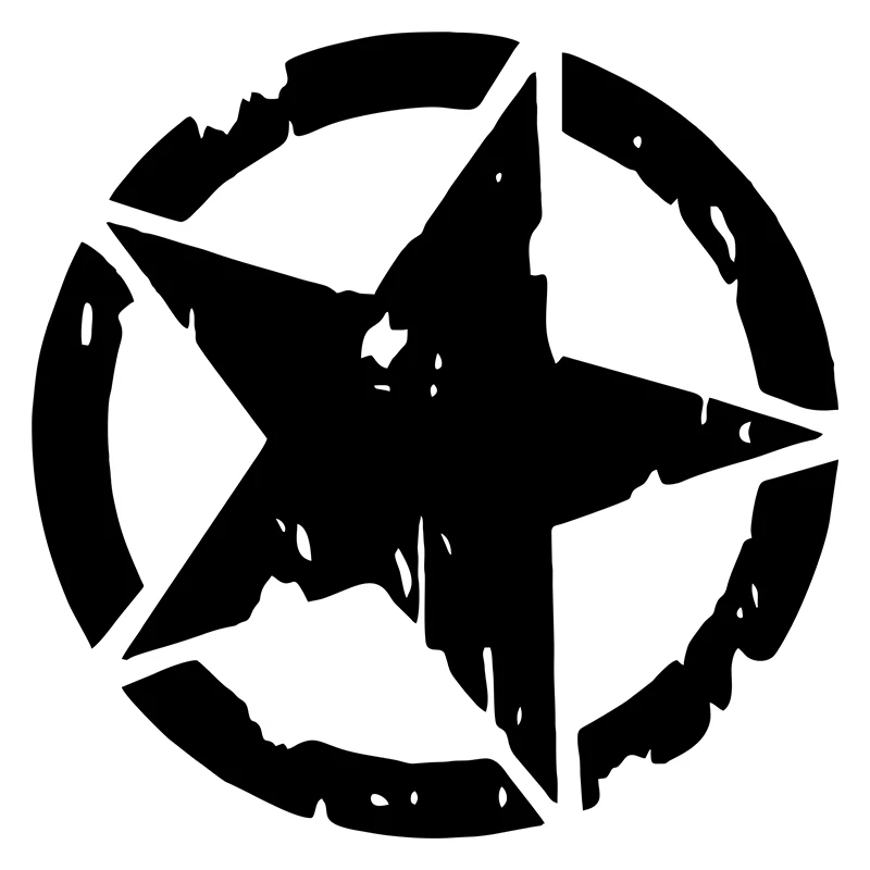 Car stickers 12X12CM 3 Colors Star Graphic Motorcycle Decals Vinyl Car-Styling