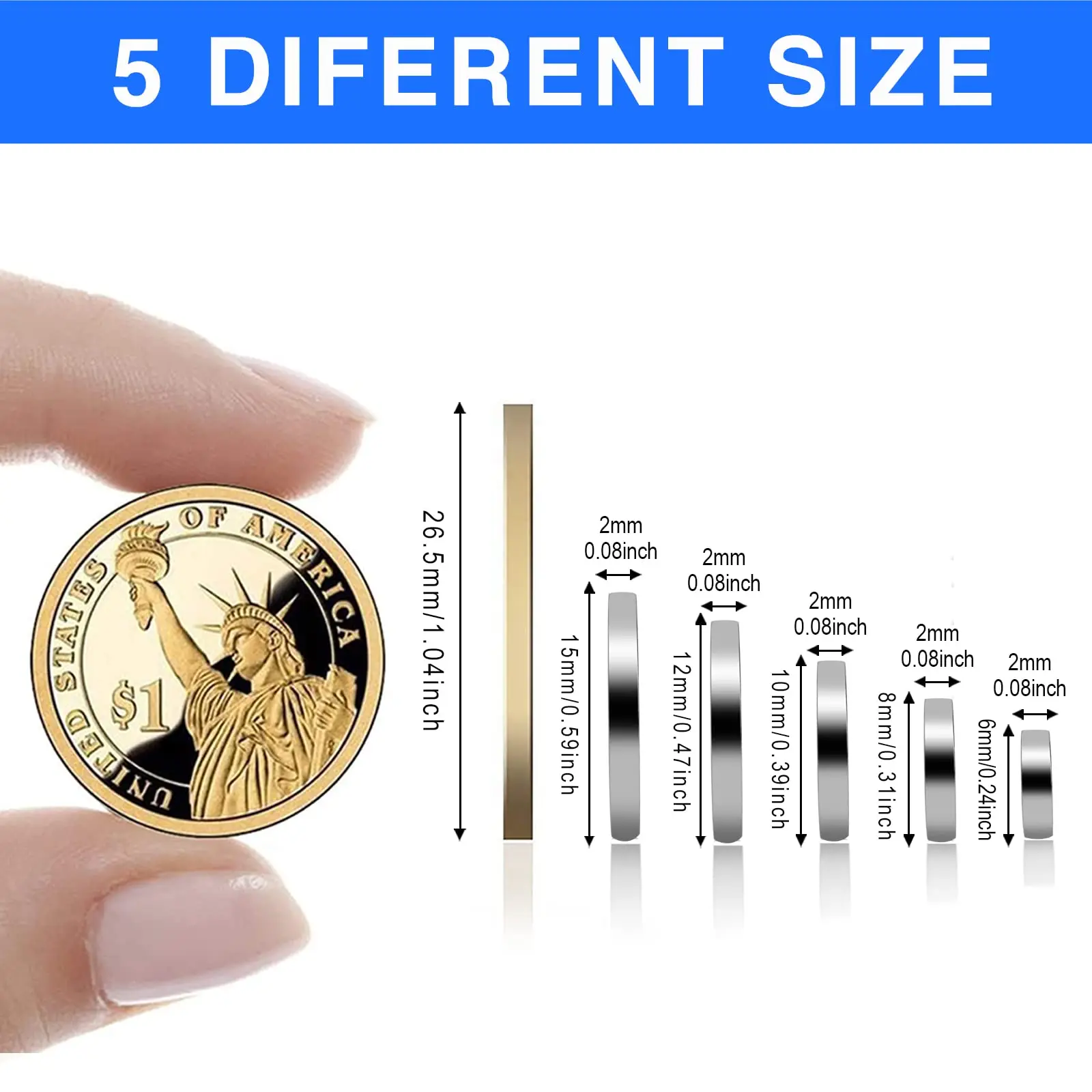 Super Strong Neodymium Disc Magnets 6x1,8x3,8x4,10x1,10x2,10x3,12x2,15x2,20x3mm Powerful Permanent NdFeB Magnet Disc Magnets